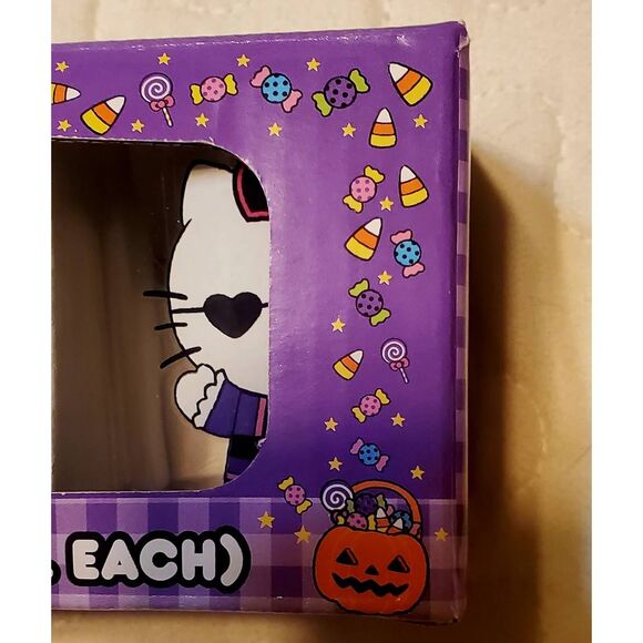 NIP SANRIO COLLECTIBLE HELLO KITTY HALLOWEEN GLASSWARE SET - Picture 4 of 6